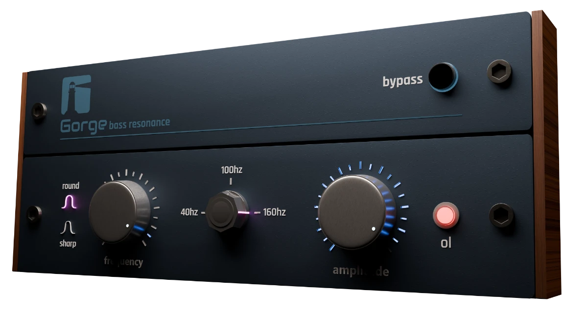 Gorge Bass Resonance plugin interface